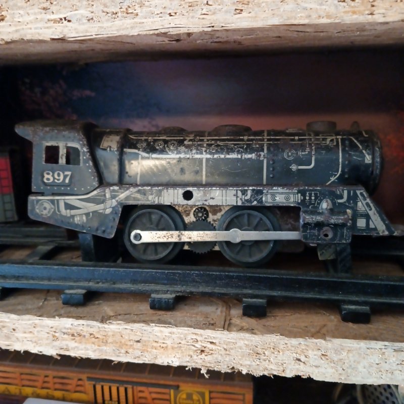 Vintage train engine