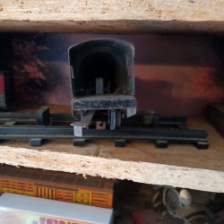 Vintage train engine