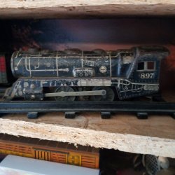 Vintage train engine